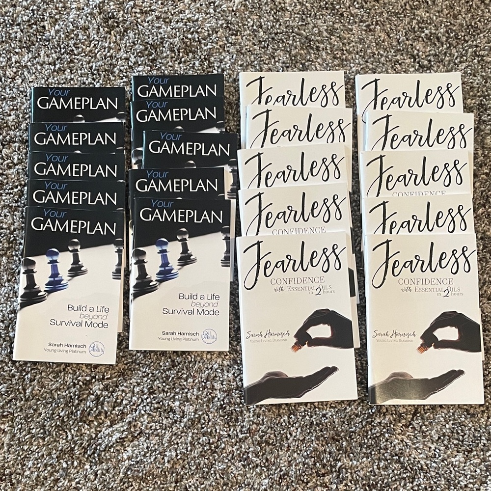 Young Living, your game plan and fearless mini books